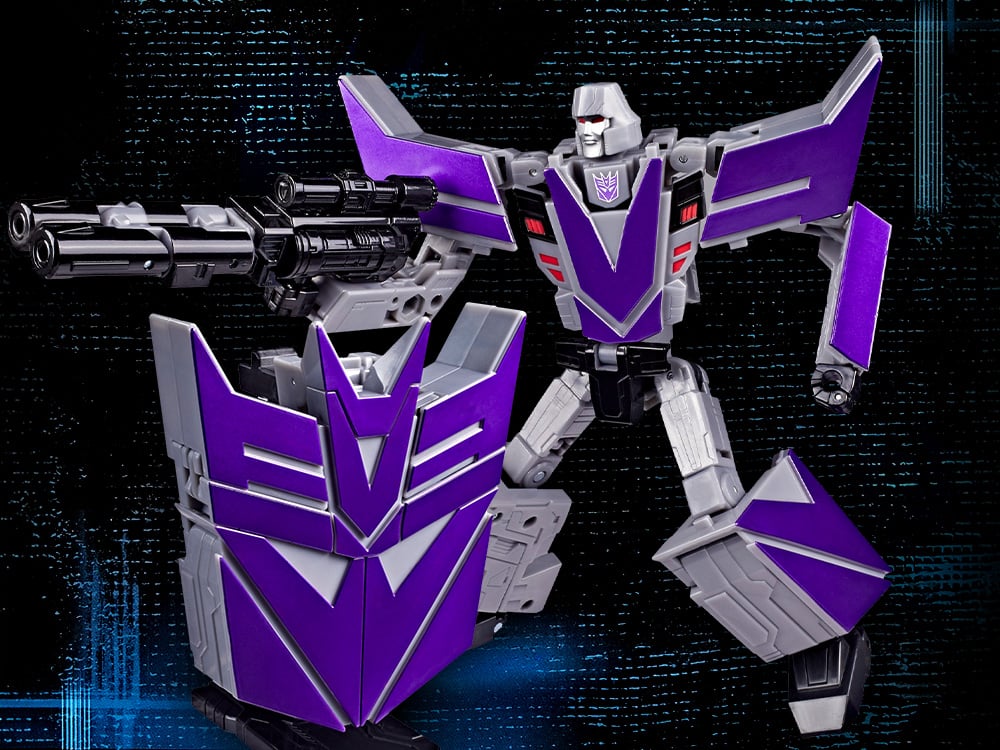 Image of Transformers Icons Decepticon Megatron Action Figure