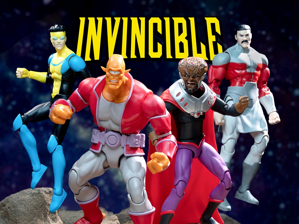 Image of In Stock! Invincible Deluxe Action Figures