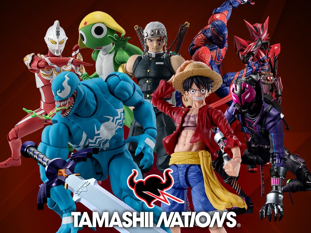Tamashii Nations: Marvel, One Piece, Legend of Zelda, Demon Slayer, Sgt. Frog, Kamen Rider & More!