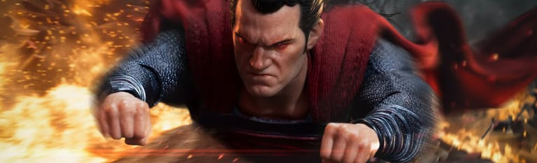 Image of Batman v Superman: Dawn of Justice InArt Superman 1/12 Scale Action Figure & More!