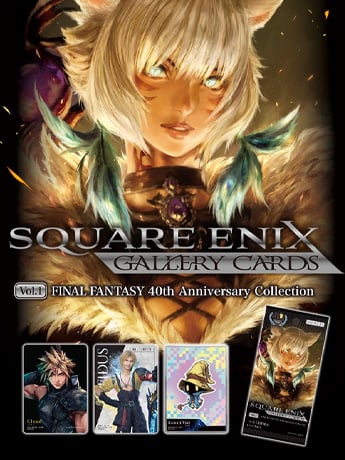 Image of Square Enix Gallery Cards Vol. 01 Final Fantasy 40th Anniversary Collection Box of 10 Booster Packs