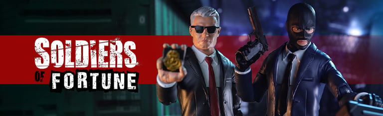 Image of Soldiers of Fortune Wave 2 The Agent/The Enemy 1/12 Scale Action Figures