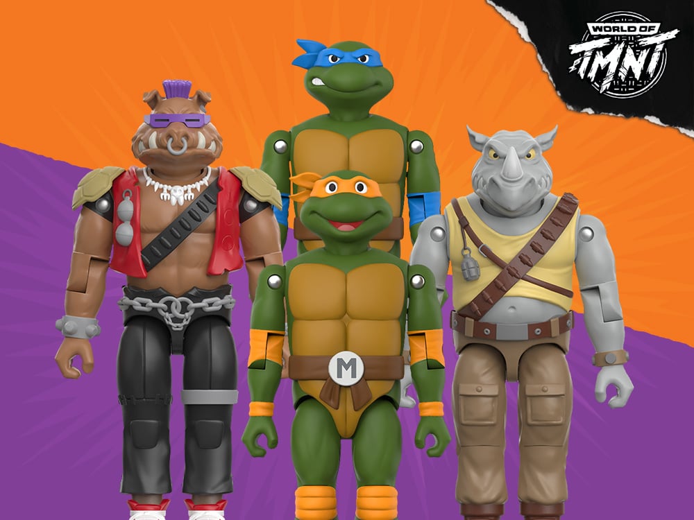 Image of Teenage Mutant Ninja Turtles ReAction+ Action Figures