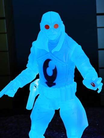 Hellboy Ghost of Lobster Johnson (Glow in the Dark) Exclusive Limited Edition Action Figure