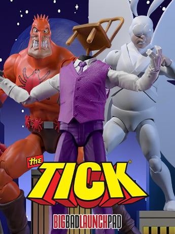 The Tick Longbox Heroes Prestige Wave Two 1/12 Scale Action Figures