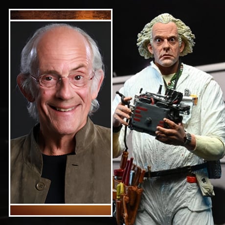 Back to the Future Ultimate Doc Brown (Hazmat Suit) Action Figure