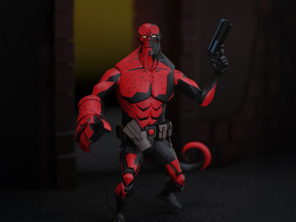 Hellboy (Big, Red & Dark) 1/12 Scale BBTS Exclusive Action Figure & More!