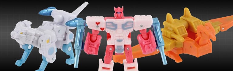 Transformers Kiss Players 20th Anniversary Cassettebot Exclusive Set