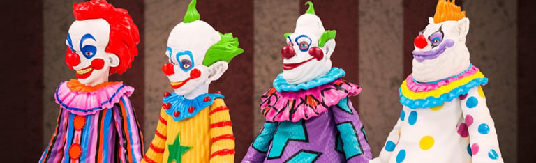 Killer Klowns from Outer Space 3.75" Retro Action Figures