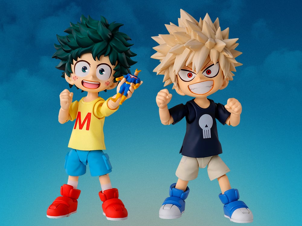 My Hero Academia S.H.Figuarts Izuku Midoriya & Katsuki Bakugo (Childhood Set) Action Figure Set