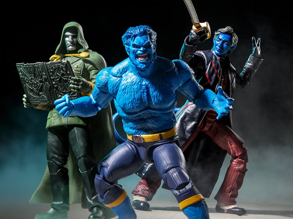 Marvel Legends Beast, Nightcrawler, Lord Doom & More!