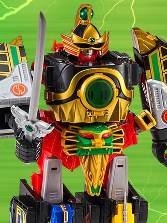 Mighty Morphin Power Rangers Re-Ignition Mega Thunderzord Battle Pack Action Figure Five-Pack