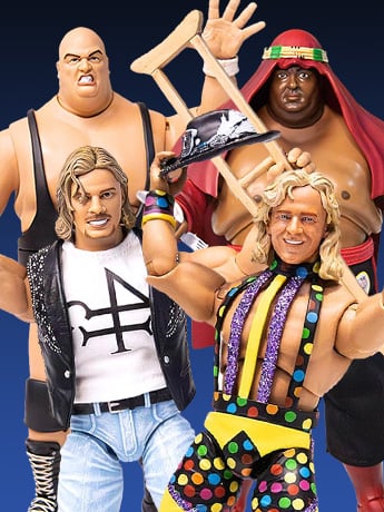 Wrestling's Heels and Faces Pinnacle Collection Action Figures