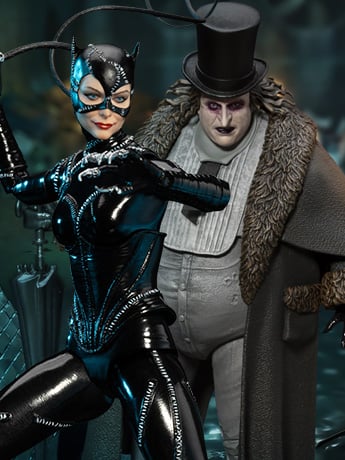 Batman Returns Dynamic 8ction Heroes Catwoman & The Penguin Action Figures