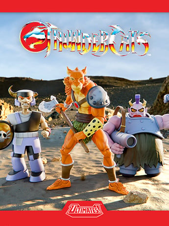 ThunderCats ULTIMATES! Top-Spinner, Jackalman & Tug Mug Action Figures