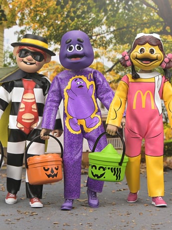 Ben Cooper Costume Kids Collection Set of 3 Clothed Action Figures