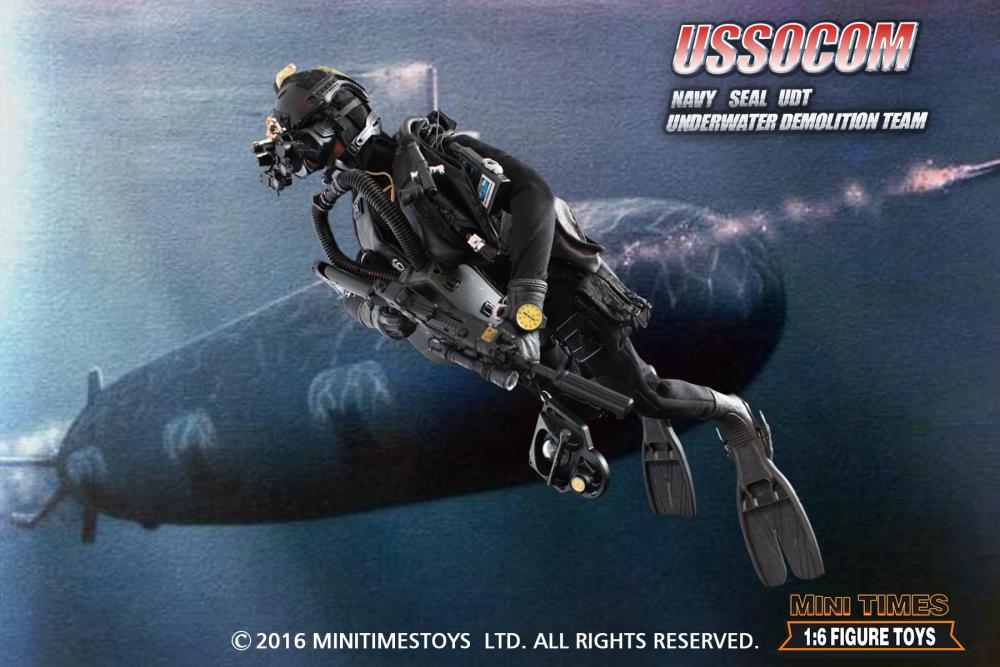 1/6 Scale U.S. Navy Seal USSOCOM UDT Underwater Team