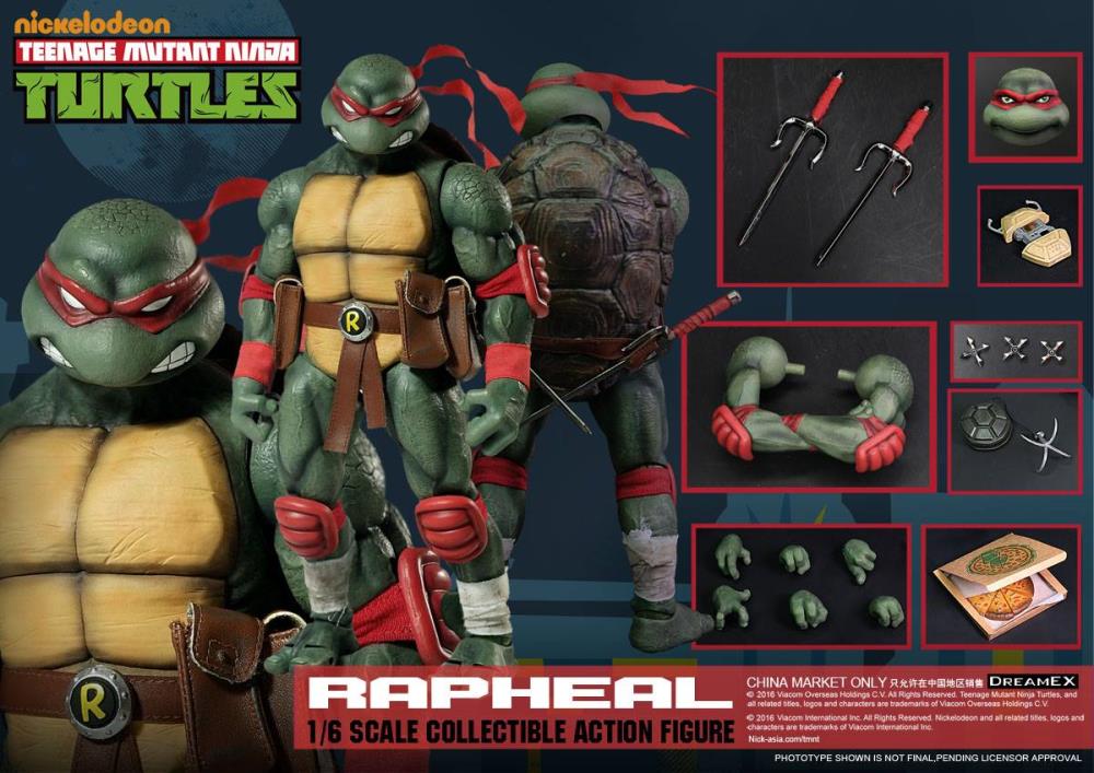 Teenage Mutant Ninja Turtles Raphael 1/6 Scale Figure