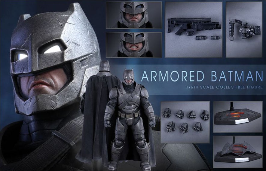 Batman v Superman MMS349 Armored Batman 1/6th Scale Collectible Figure