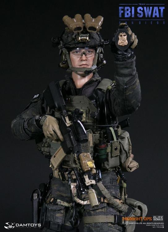 1/6 12インチ FBI 特殊急襲チーム CS51 特殊部隊のアクション