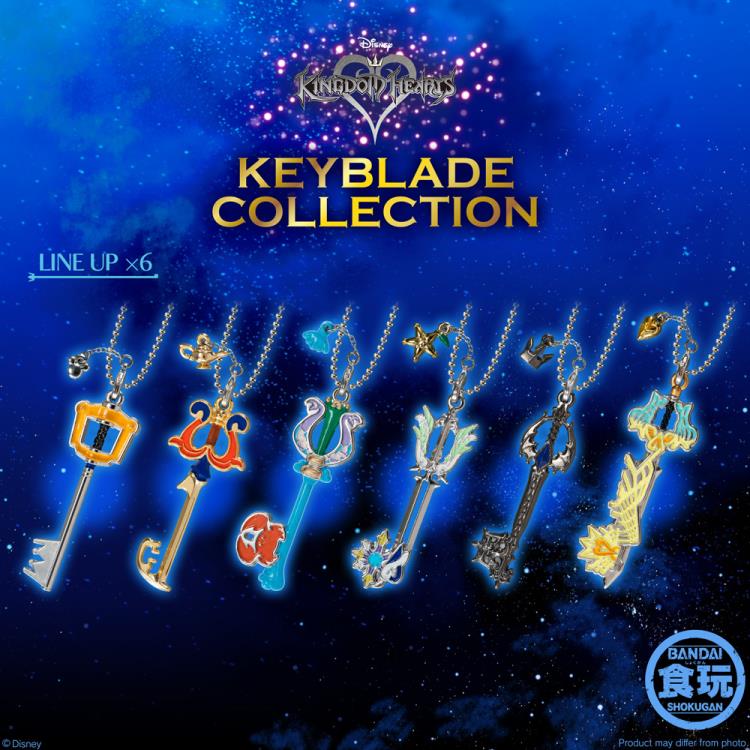 Kingdom Hearts Keyblade Collection Vol. 1 Box of 12 Keychains
