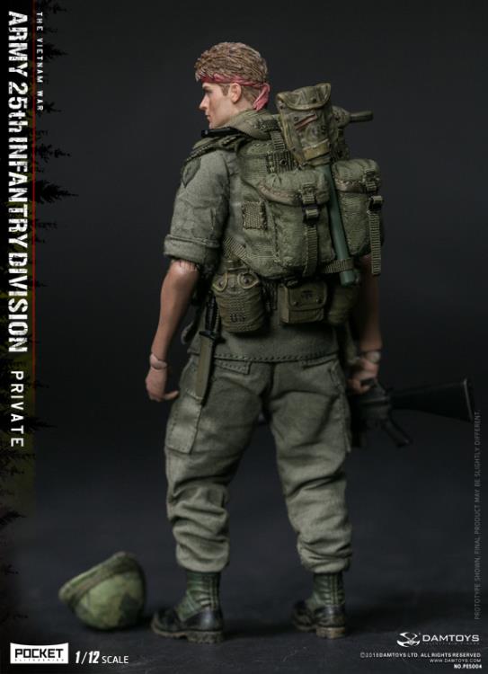 Army 25th Infantry Division Pocket Elite Series Private 1/12 Scale