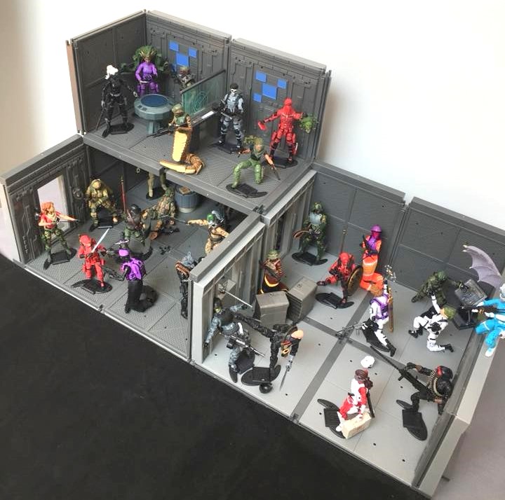 Complex Base Building System (Desert) Wall & Floor Set