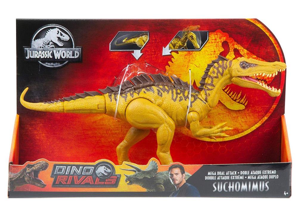 Jurassic World Mega Dual Attack Stegosaurus & Suchomimus Set