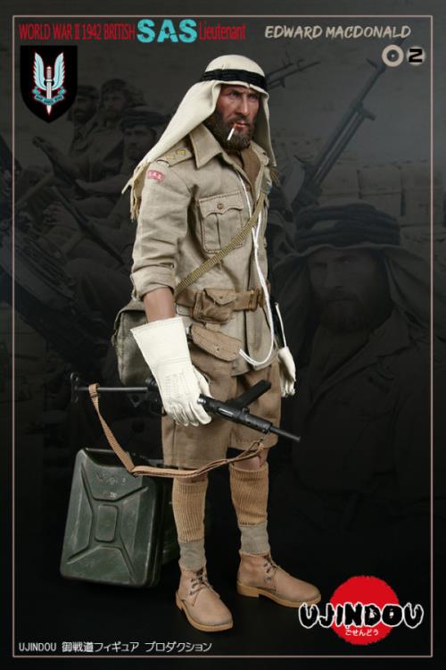 World War II British S.A.S. Lieutenant Edward MacDonald 1/6 Scale