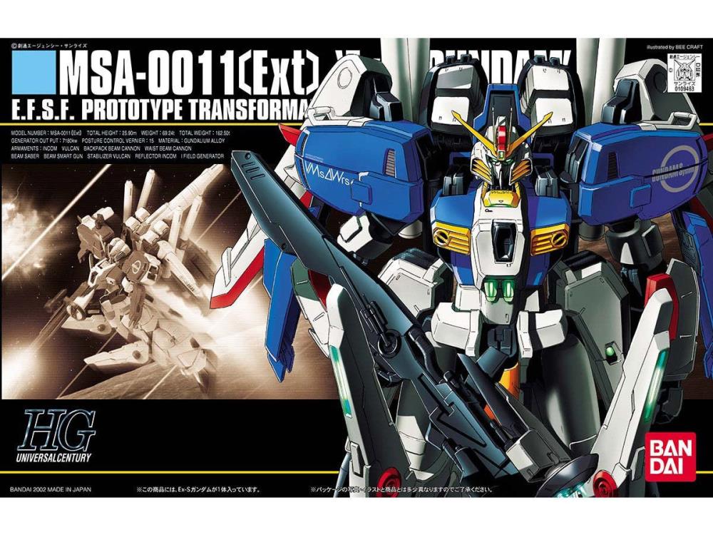 Gundam Sentinel HGUC #29 Ex-S Gundam 1/144 Scale Model Kit