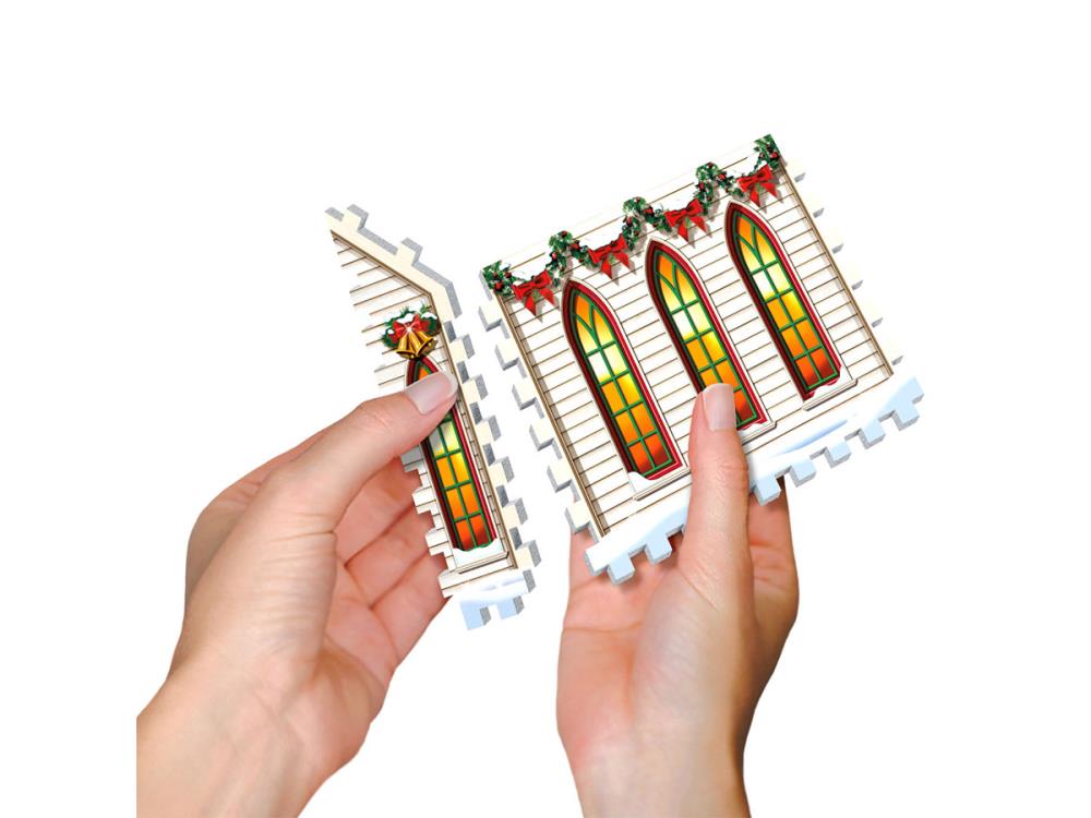 Christmas Village 116-Piece 3D Panel Puzzle