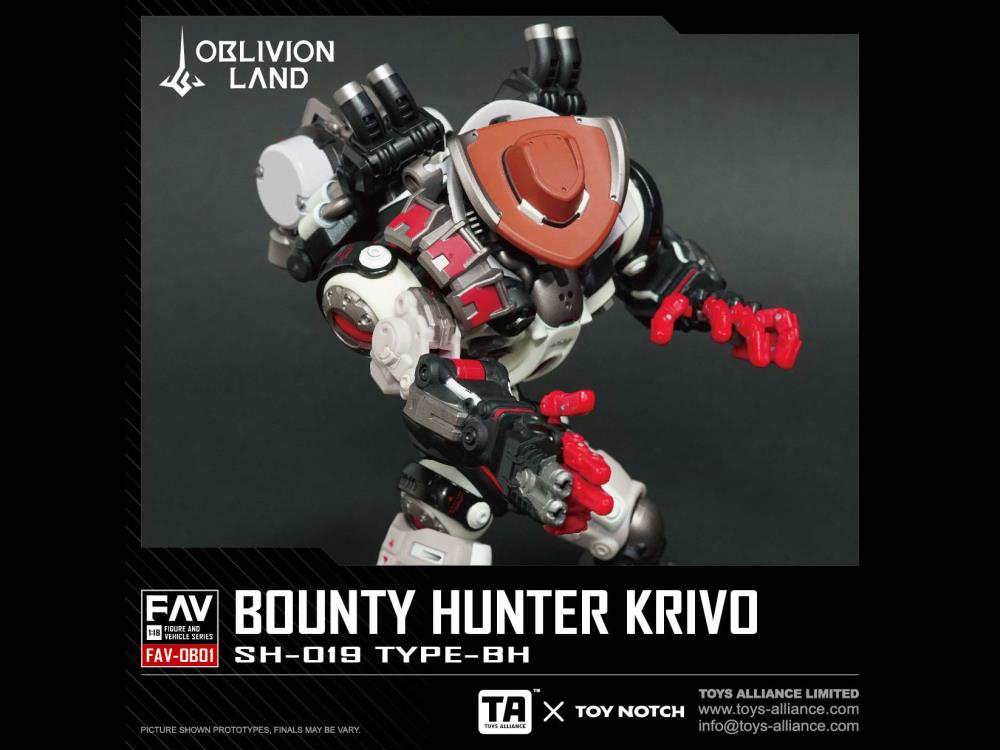 Oblivion Land FAV-OB01 Bounty Hunter Krivo Action Figure