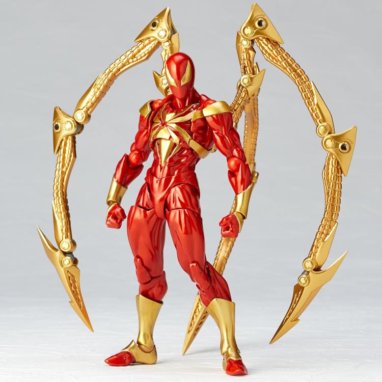 アメコミ REVOLTECH Amazing Yamaguchi Iron Spider Marvel Amazing Yamaguchi Revoltech No.023 Iron Spider Action Figure