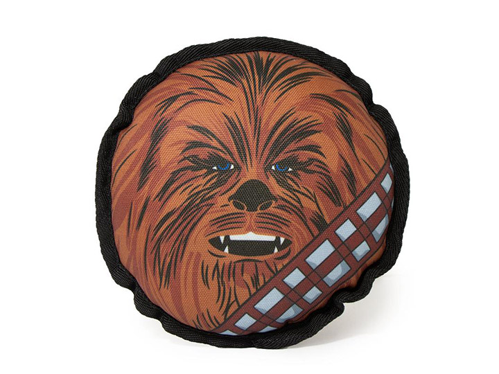 Star Wars Chewbacca Face Ballistic Squeaker Dog Toy