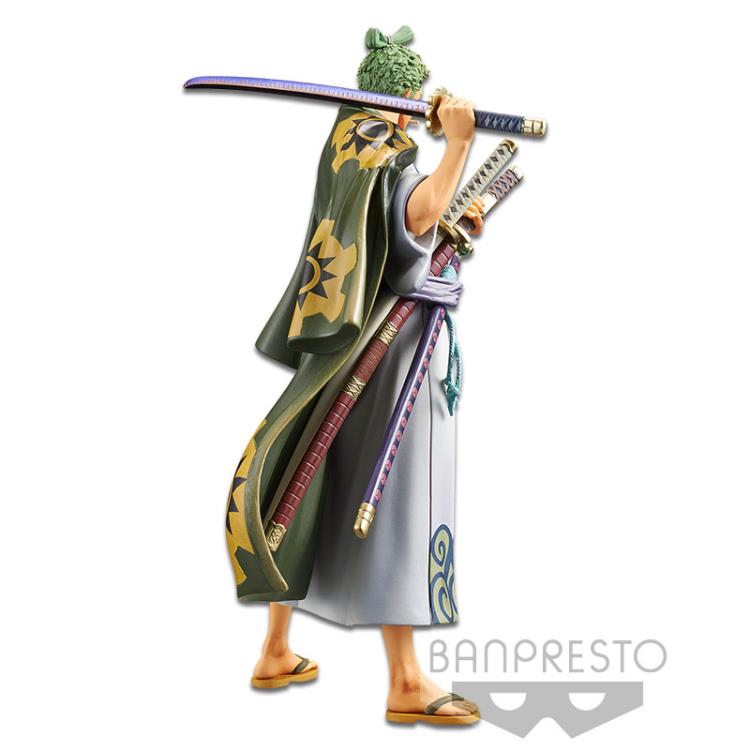 Banpresto One Piece Roronoa Zoro Figure - Wano Country Version 6.7 Inch