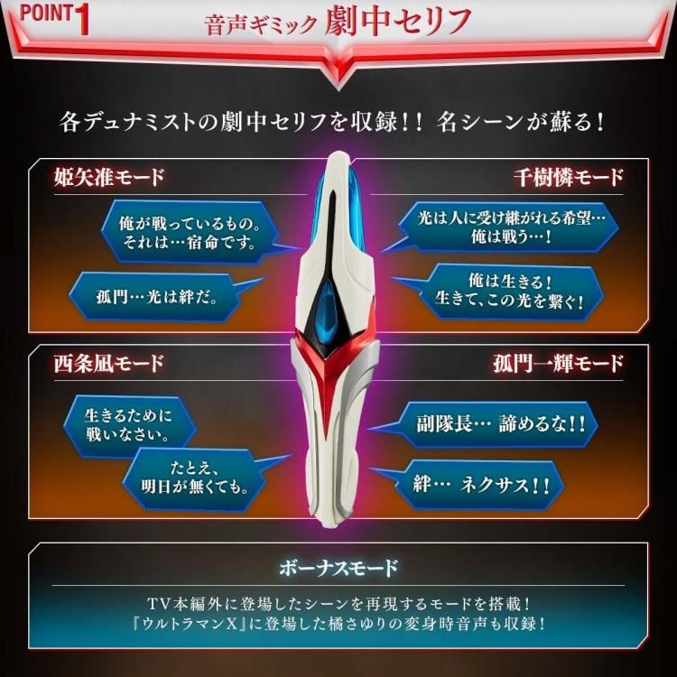 Ultraman Nexus Ultra Replicas Evoltruster (20th Anniversary Ver.)