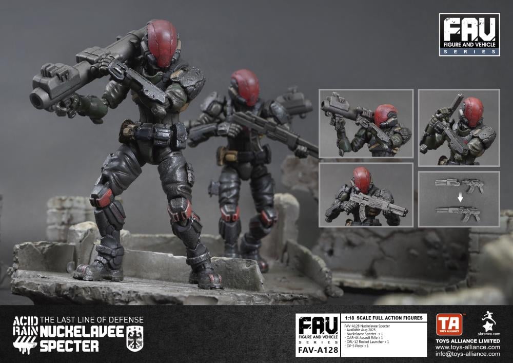 Acid Rain FAV-A128 Nuckelavee Specter 1/18 Scale Action Figure