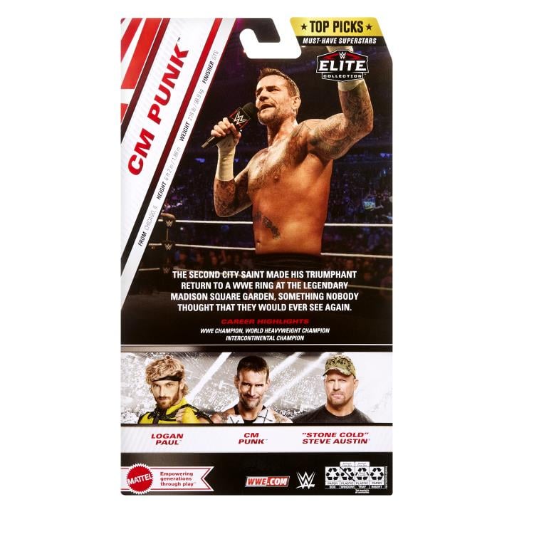 WWE Elite Collection Top Picks 2025 CM Punk