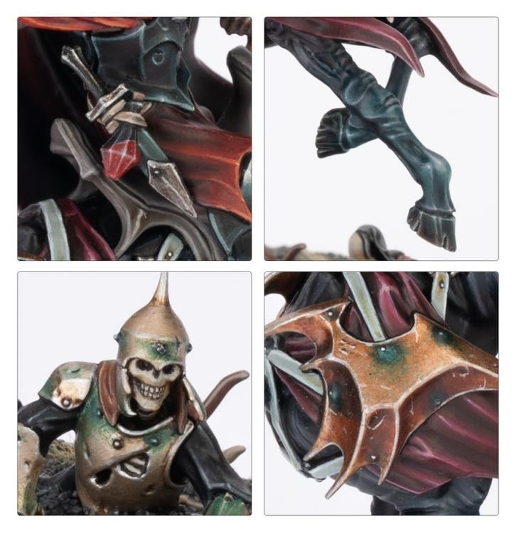 Warhammer Age Of Sigmar – Soulblight Gravelords : 3 Crypt Horrors – Miniatures Non Assemblées