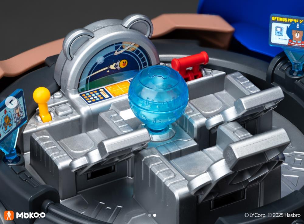 Transformers x Line Friends Mokoo Mega Optimus Prime x Brown Figure