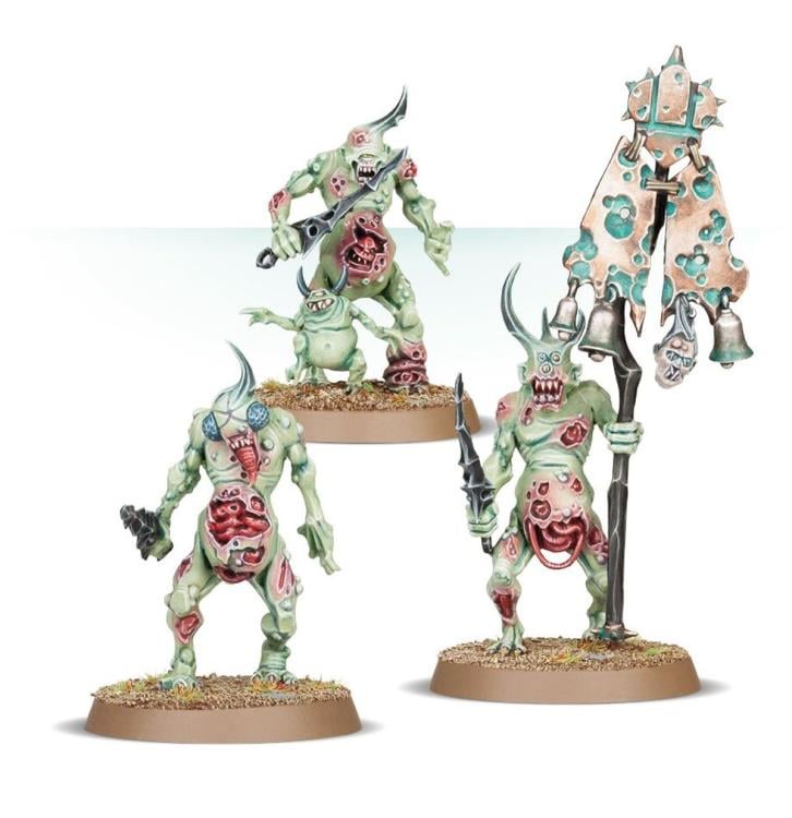 Warhammer Age of Sigmar Maggotkin of Nurgle Plaguebearers Citadel