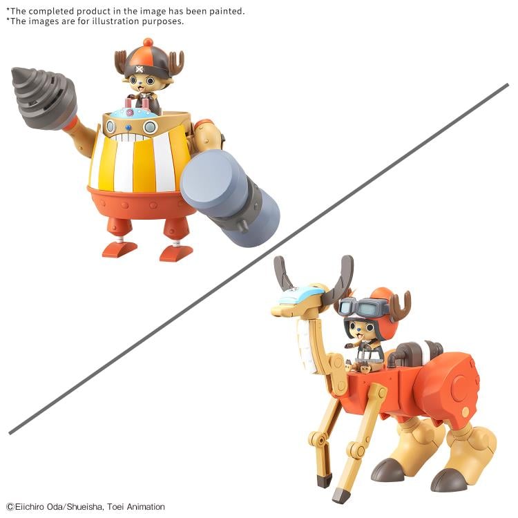 One Piece Chopper Robo 04 Kung Fu Tracer & 05 Walk Hopper Model