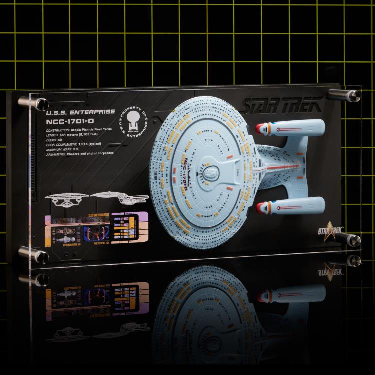 Star Trek U.S.S. Enterprise NCC-1701-D Plaque