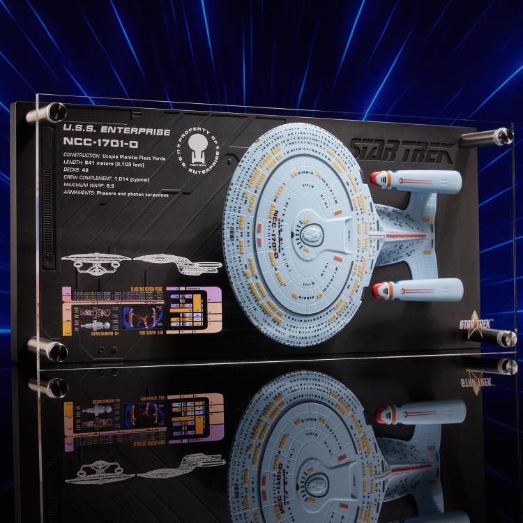 Star Trek U.S.S. Enterprise NCC-1701-D Plaque