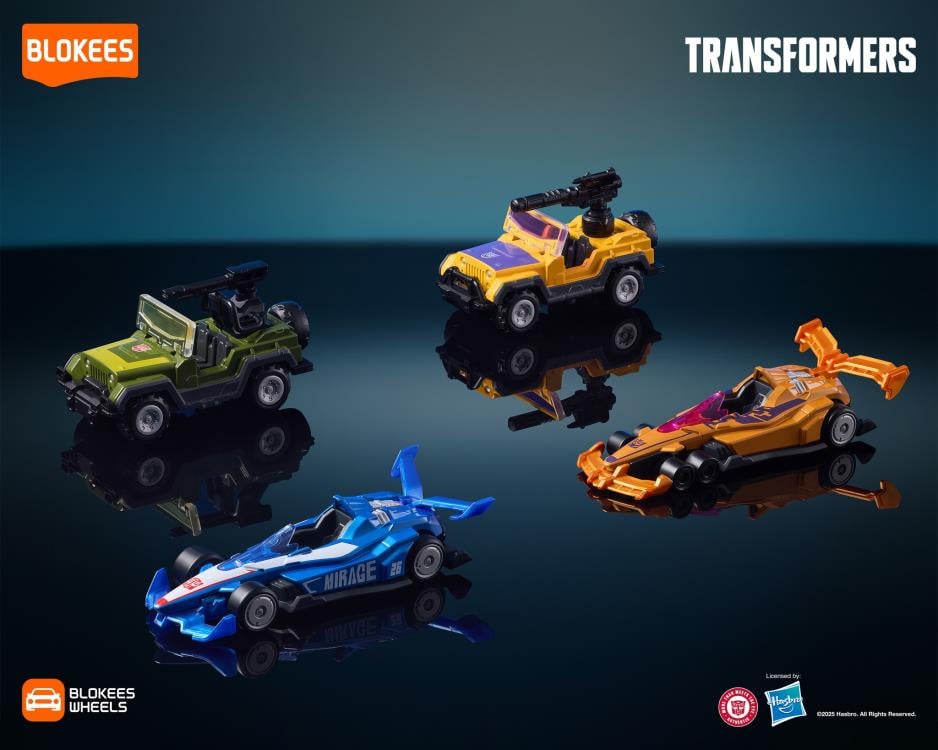 Transformers Blokees Wheels C01 Roll Out Box of 12 Random Models