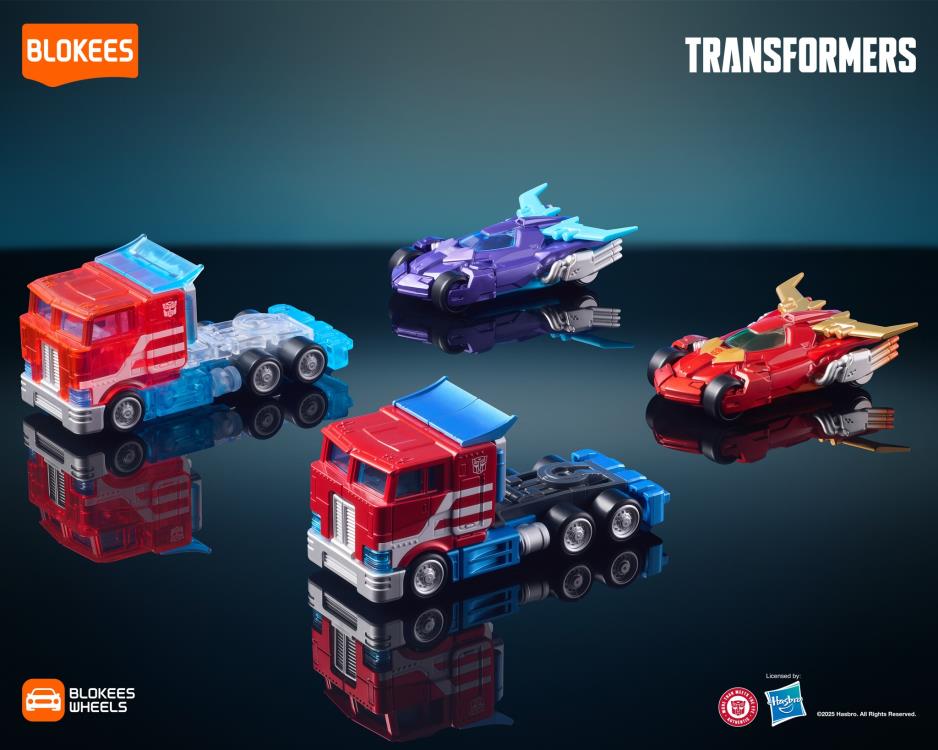 Transformers Blokees Wheels C01 Roll Out Box of 12 Random Models