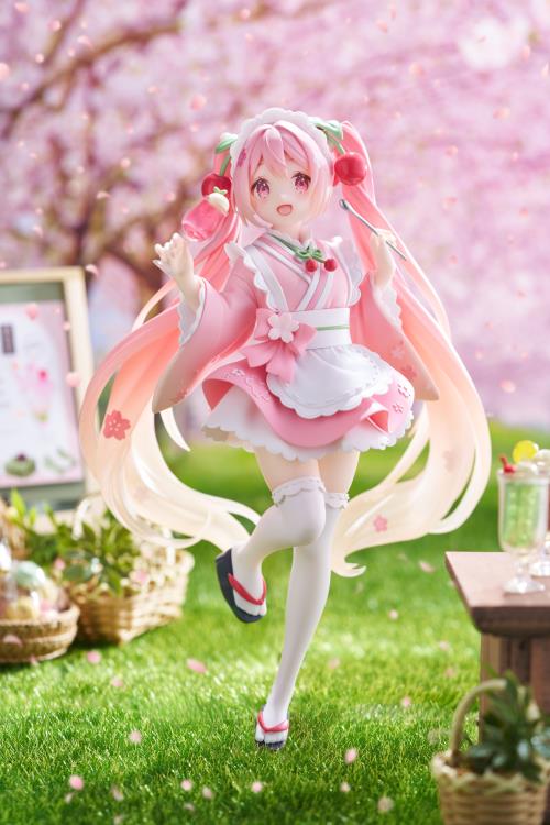 Vocaloid Newley Written Sakura Miku (Japanese Cafe Ver.) Figure