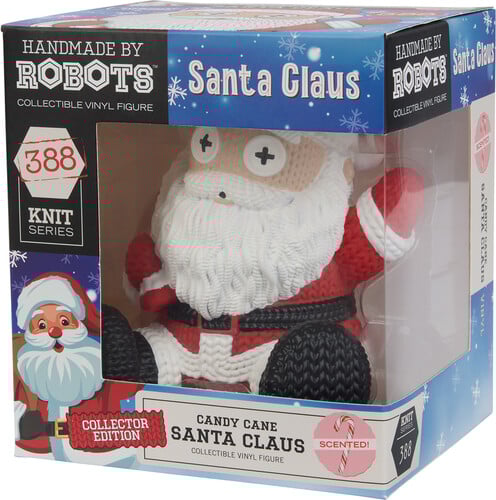 Handmade by Robots #388 Santa Claus (Candy Cane Scented) Figure