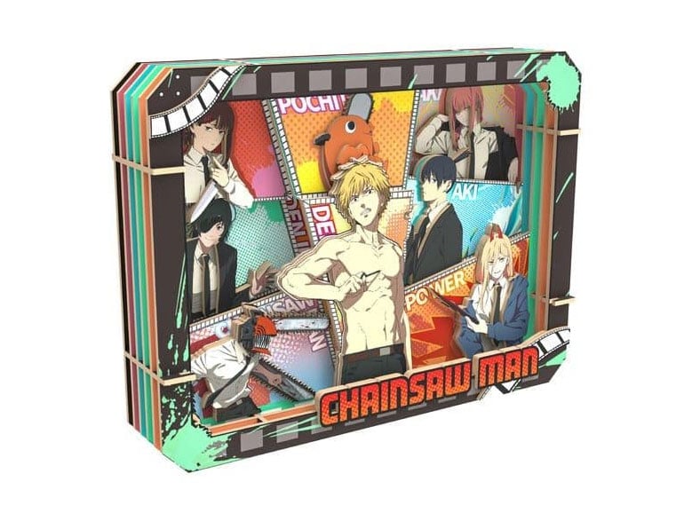 Chainsaw Man Characters United Large Wooden Gallery