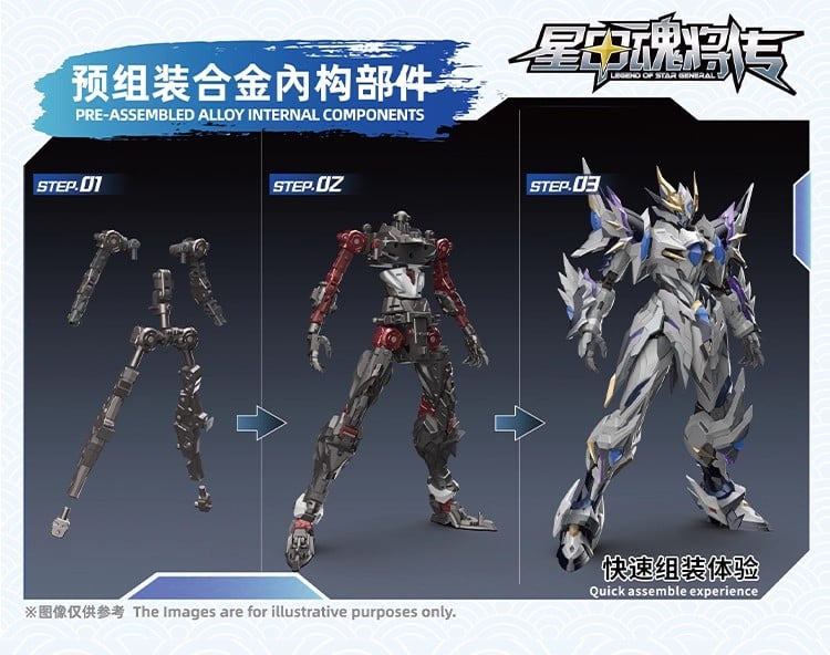 Legend of Star General MNP-XH03W HanLongZi AoBing (White Ver